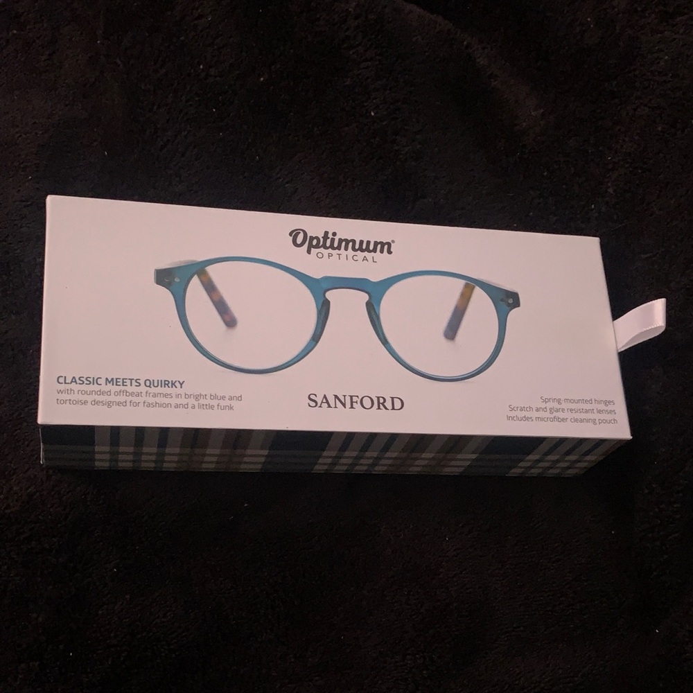 Optimum Optical Sanford Blue Glasses